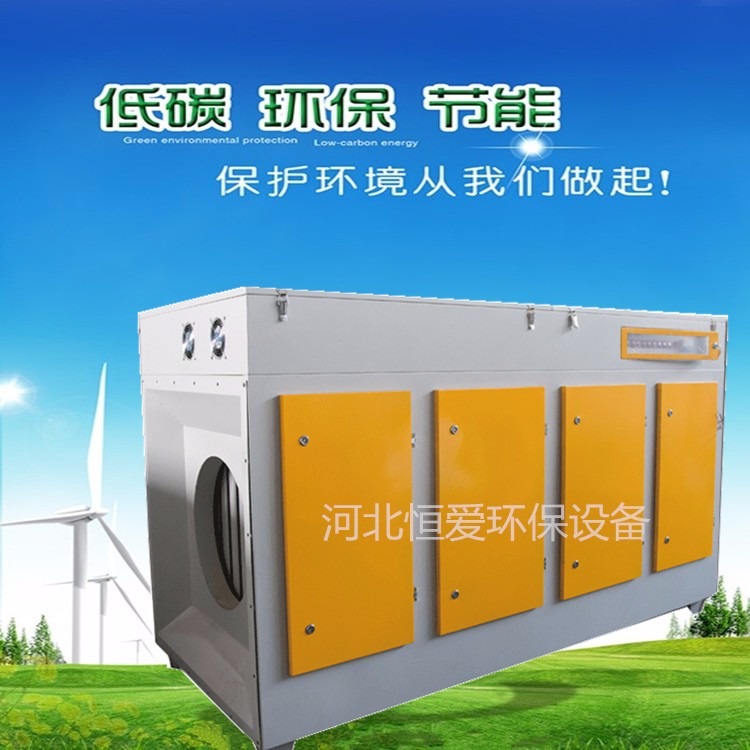 宁津5台8000风量光氧催化废气净化器实践于印刷机碳素油墨惊人效果