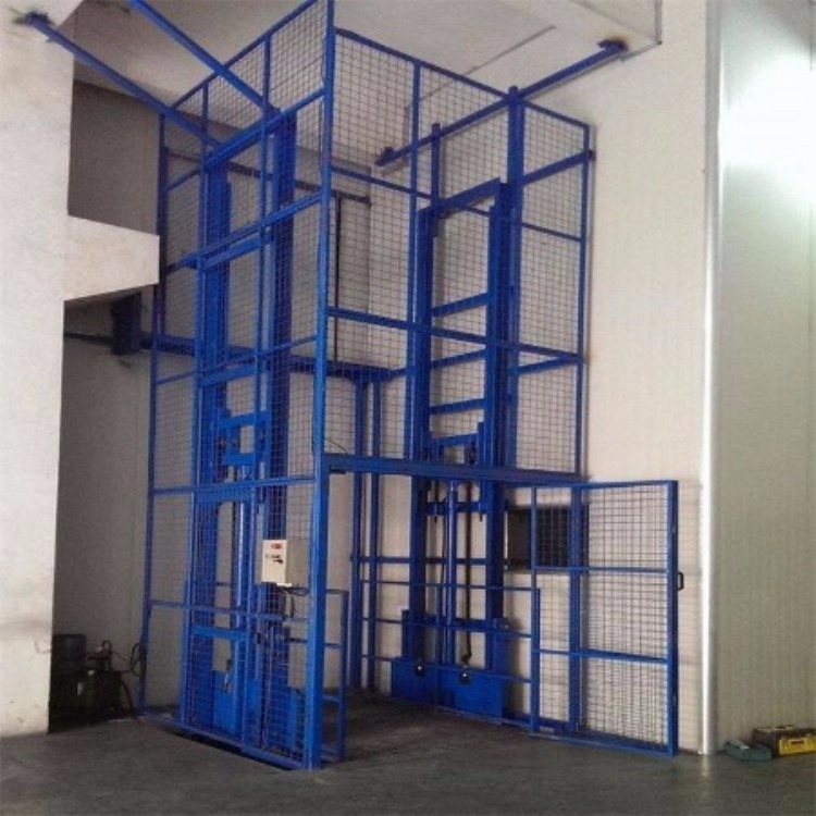 液压货梯厂家供应仓库货物安装 导轨式升降货梯安装维修