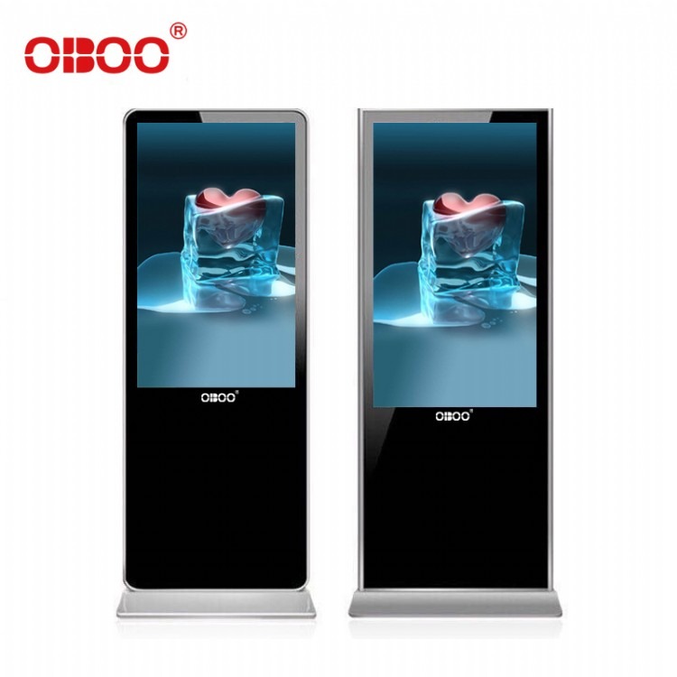 OBOO鸥柏65寸多媒体智能落地式宣传机高清网络版广告机