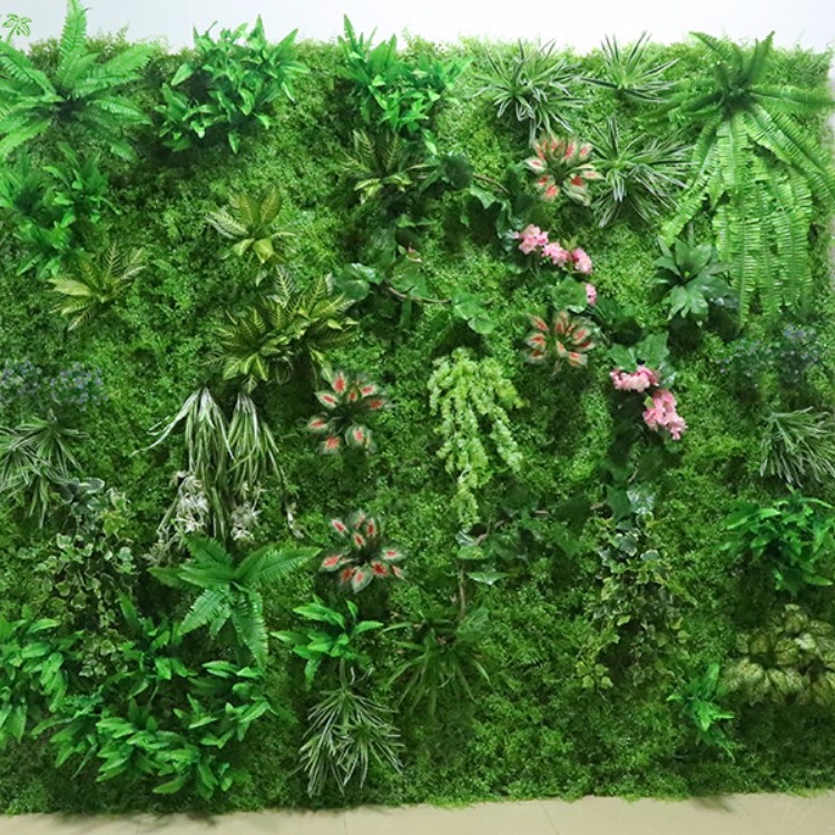 广州圣杰仿真植物墙，仿真绿植墙，假植物墙厂家批发