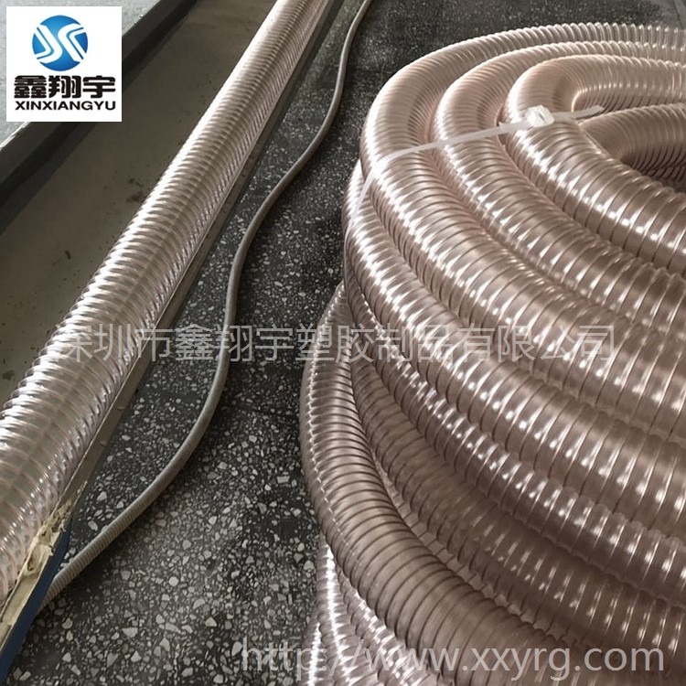 工业除尘管，深圳透明钢丝管厂家，钢丝螺旋增强软管