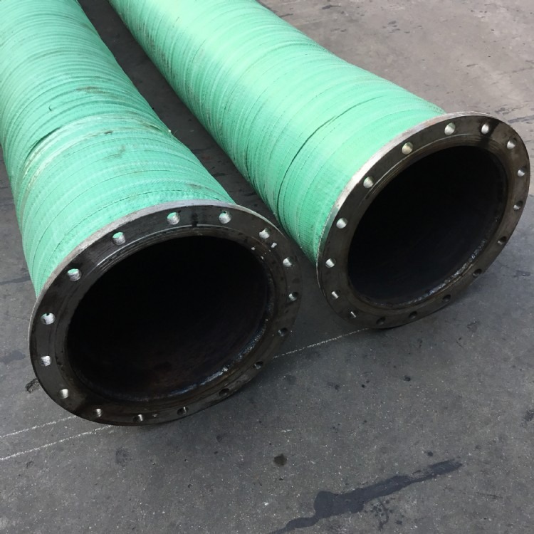 10寸优质橡胶耐磨钢丝管10米一条出口装箱用10寸十米橡胶钢丝管