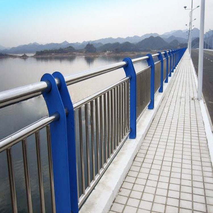 不锈钢桥梁护栏  304复合管桥梁护栏   河道护栏   景观护栏