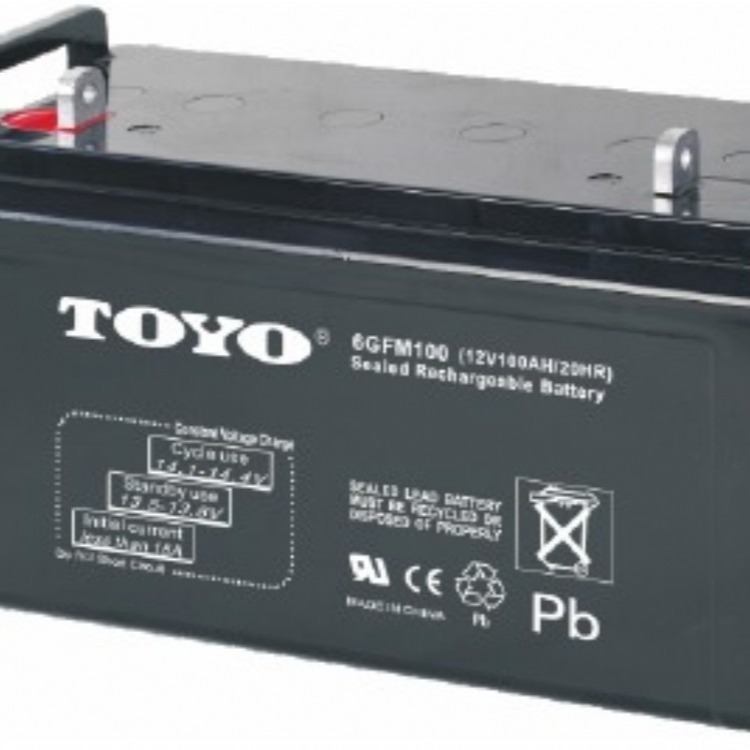 日本进口东洋蓄电池6GFM100储能型铅酸蓄电池