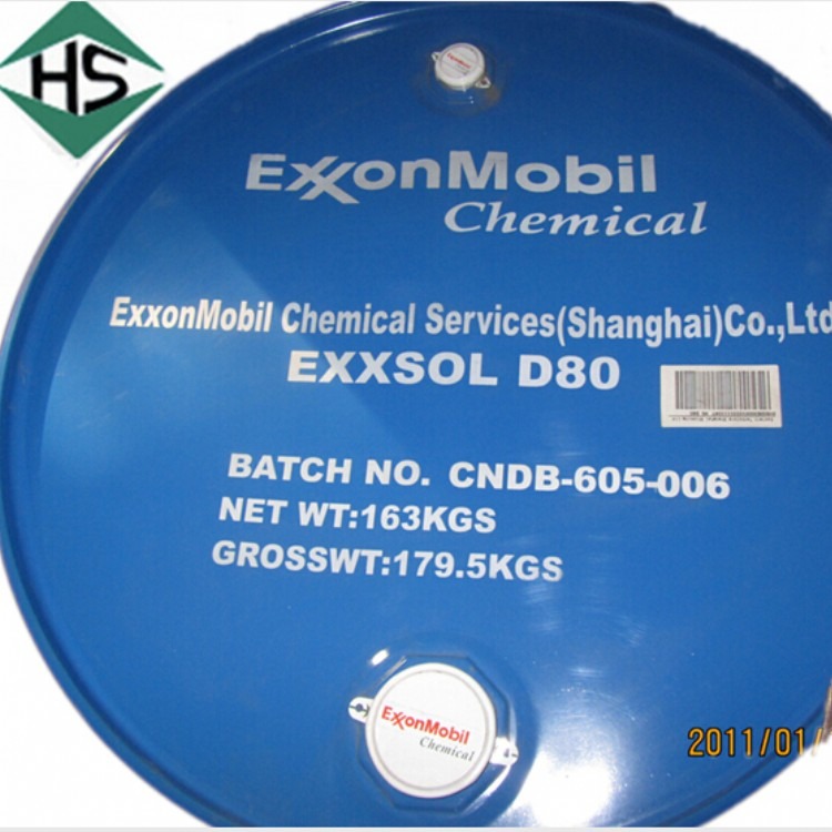 脱芳烃类Exxsol D40/D60/D80/D110/D130，品牌是埃克森美