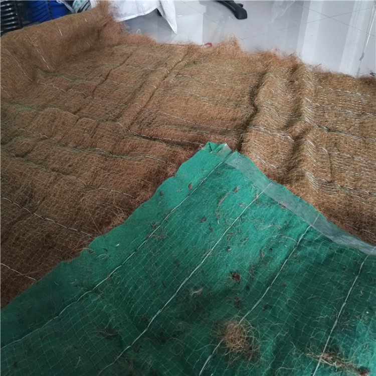 厂家直销  椰丝植生毯   植物纤维毯价格  护坡生态毯  河道边坡治理