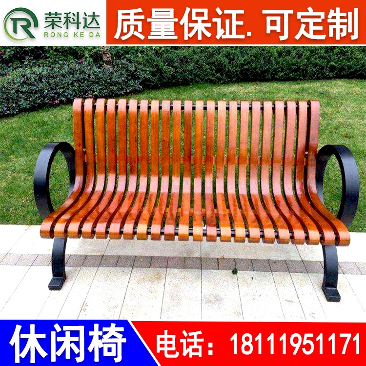 荣科达厂家直销 安徽不带背靠休闲椅 实木浴室长条凳