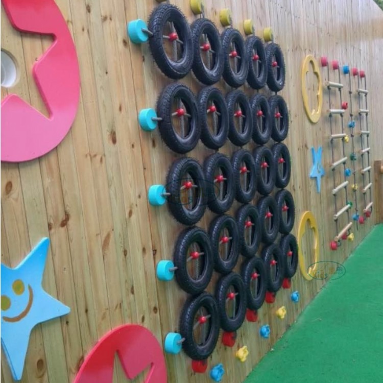 幼儿园体能训练攀爬架攀岩墙儿童户外岩石攀爬架组合塑料攀岩墙