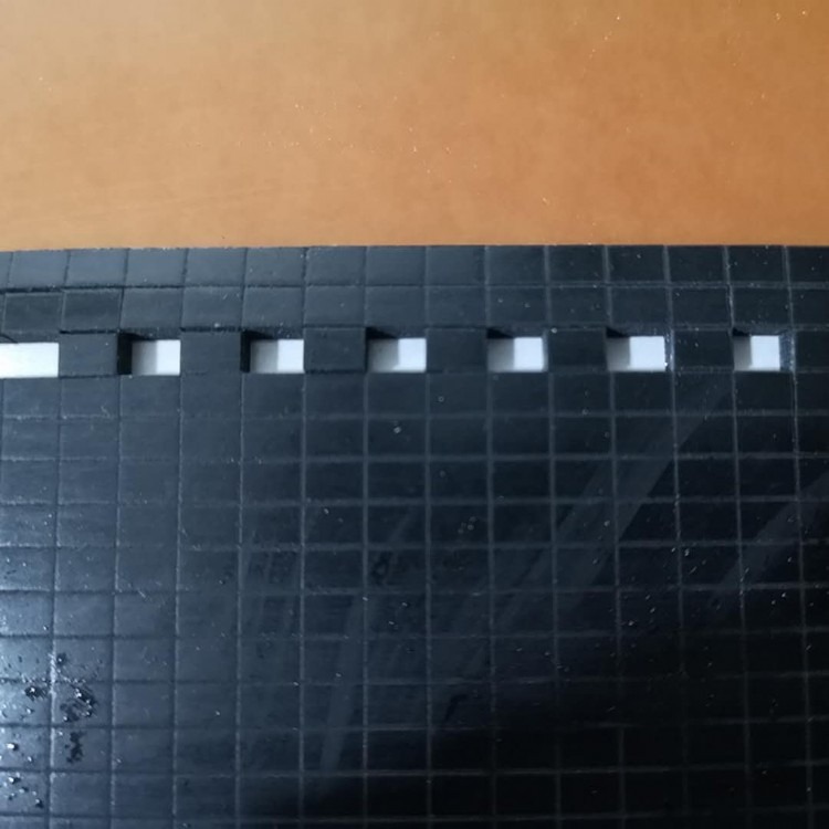 小规格硅橡胶垫 黑色橡胶垫 橡胶格纹防滑垫