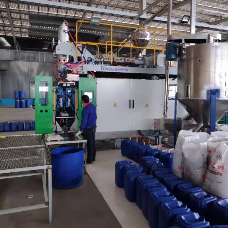 塑料桶吹塑机 化工桶生产设备 50KG涂料桶生产设备