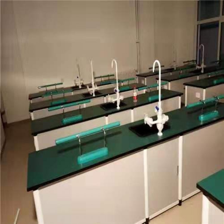 西藏厂家直销学校实验台 中央实验台 理化板工作台 PP实验室化验室钢木边台