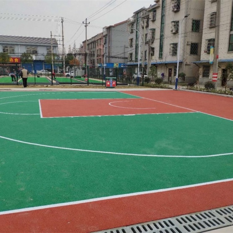 上海篮球场塑胶地面施工厂家