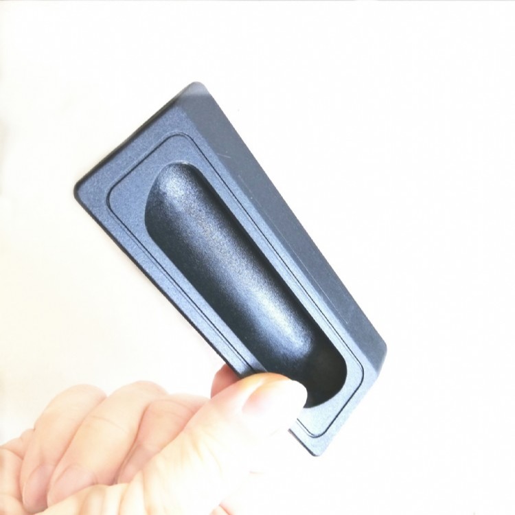XK016塑料拉手 卡入式文件柜扣手 铁皮柜塑胶把手 不锈钢柜塑料扣手 嵌入式文件柜塑料把手