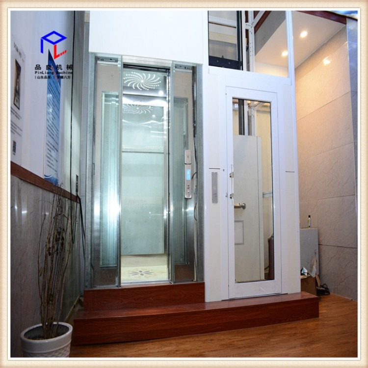定制液压小型家用观光电梯　二三层小型别墅电梯家用小型电梯