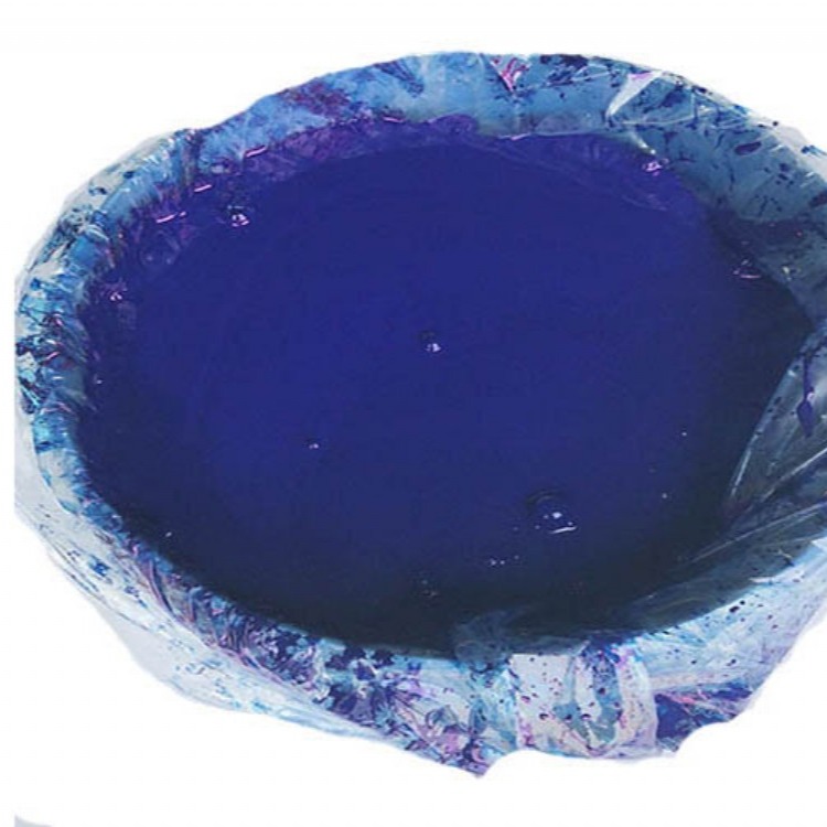 厂家直销环保水性色浆用于文教用品如水彩颜普通蜡笔丙稀颜料蓝色