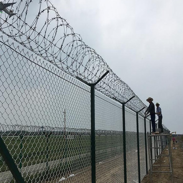 铝包钢机场护栏@铝包钢机场隔离网@铝包钢机场围网
