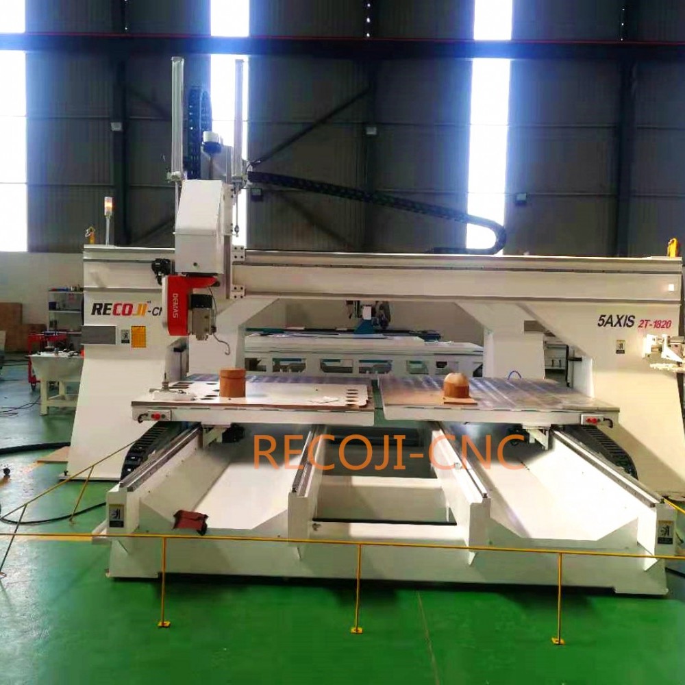 大型CNC数控木工模具五轴联动加工中心雕刻机机床中国现在有五轴