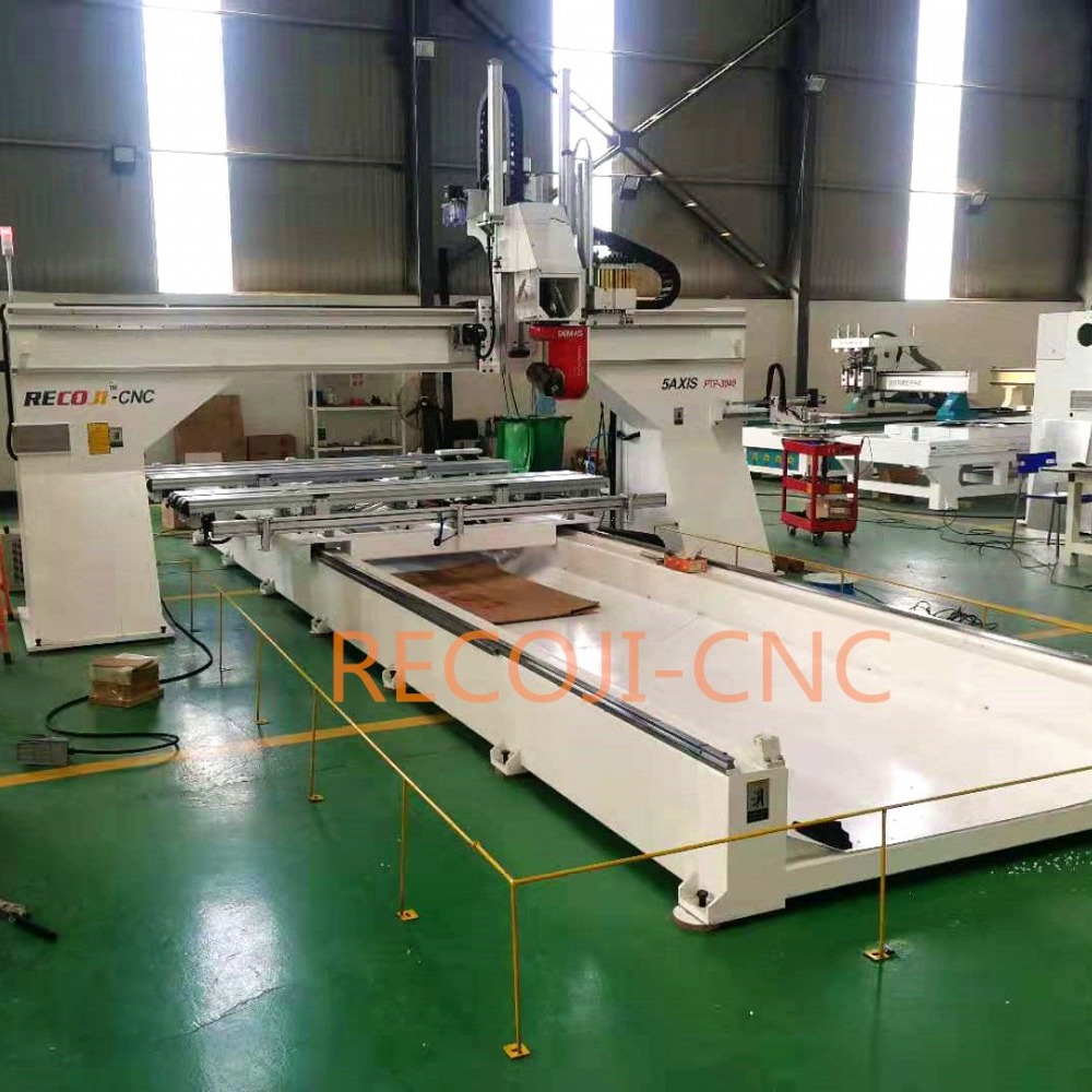 大型CNC数控木工模具五轴联动加工中心雕刻机机床中国先进的五轴机床
