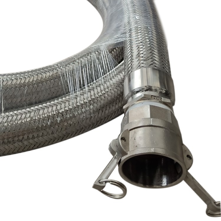 隆泽生产 快换接头金属软管 碳钢法兰金属软管 不锈钢编织软管