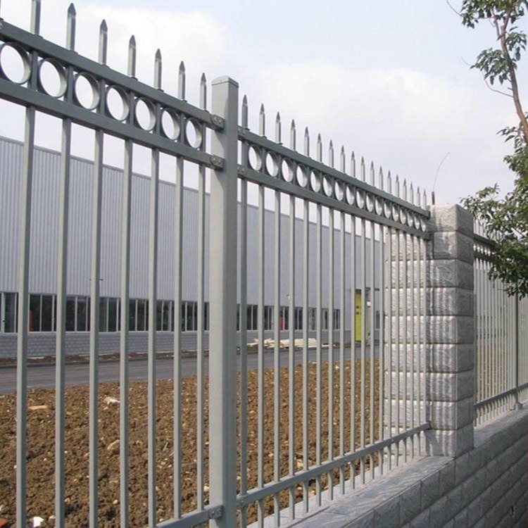 厂家定制锌钢护栏铁艺栅栏社区公园新农村改造隔离防护栏杆