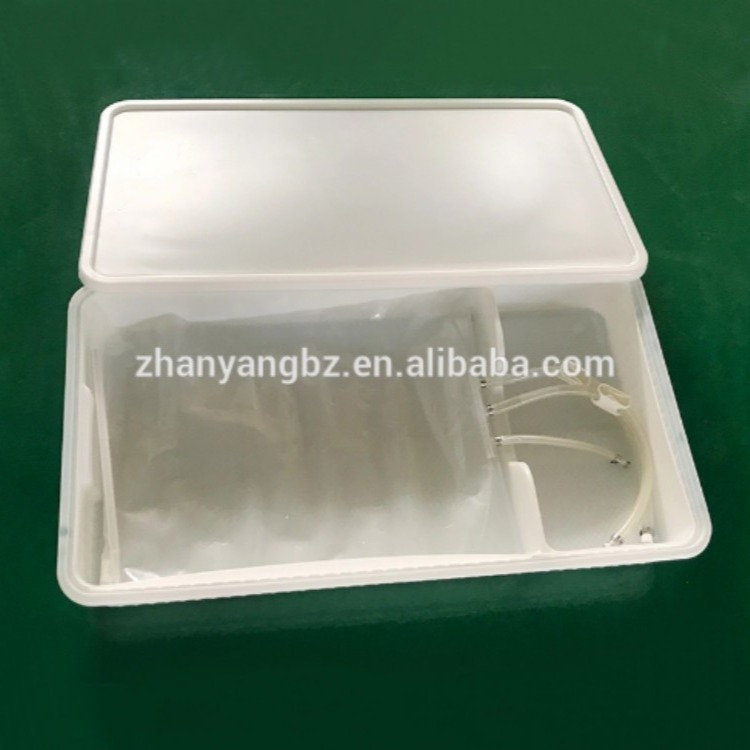 医用液体袋白色PP塑料硬质容器盖盒 