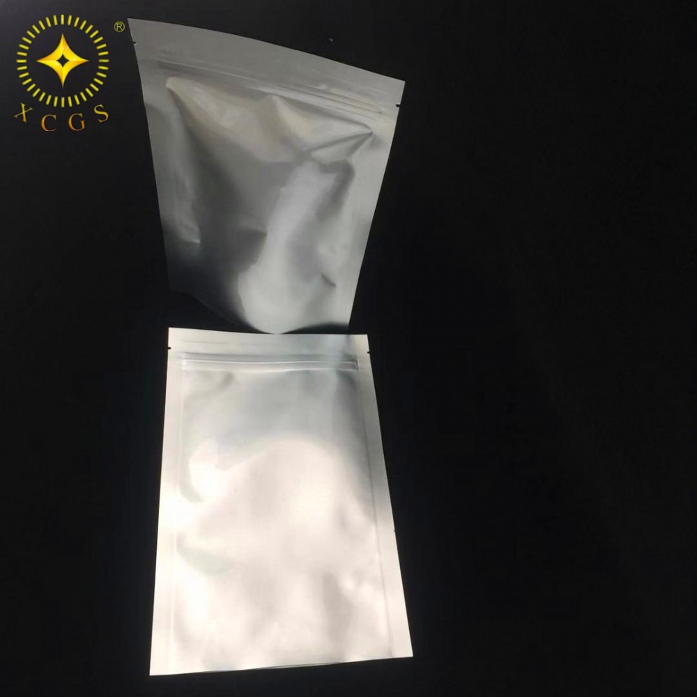 厂家直销防静电自立铝箔袋 电子产品包装袋 平口可站立纯铝屏