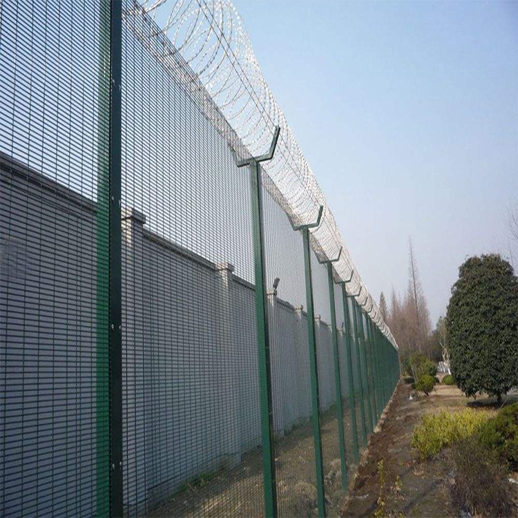 嘉格护栏网厂 监狱巡逻道防护网 监狱焊接铁丝网围栏 监狱钢网墙