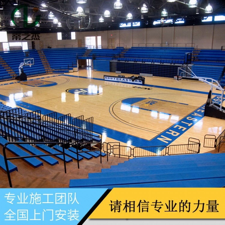 北京室内体育场馆舞蹈木地板枫桦木ABC实木运动地板