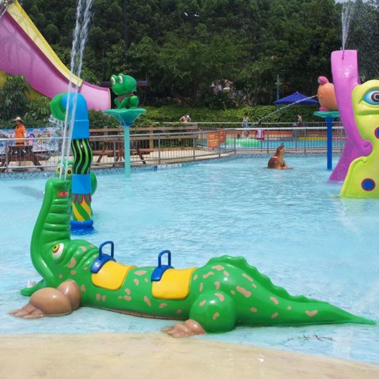 广州沧浪水上乐园设备厂家 鳄鱼喷水 儿童水上乐园设备