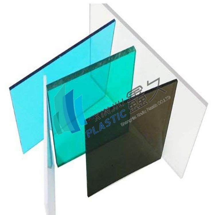 pc阳光板 透明中空蜂窝板 聚碳酸酯蓝色 茶色 抗uv阳光板生产厂家