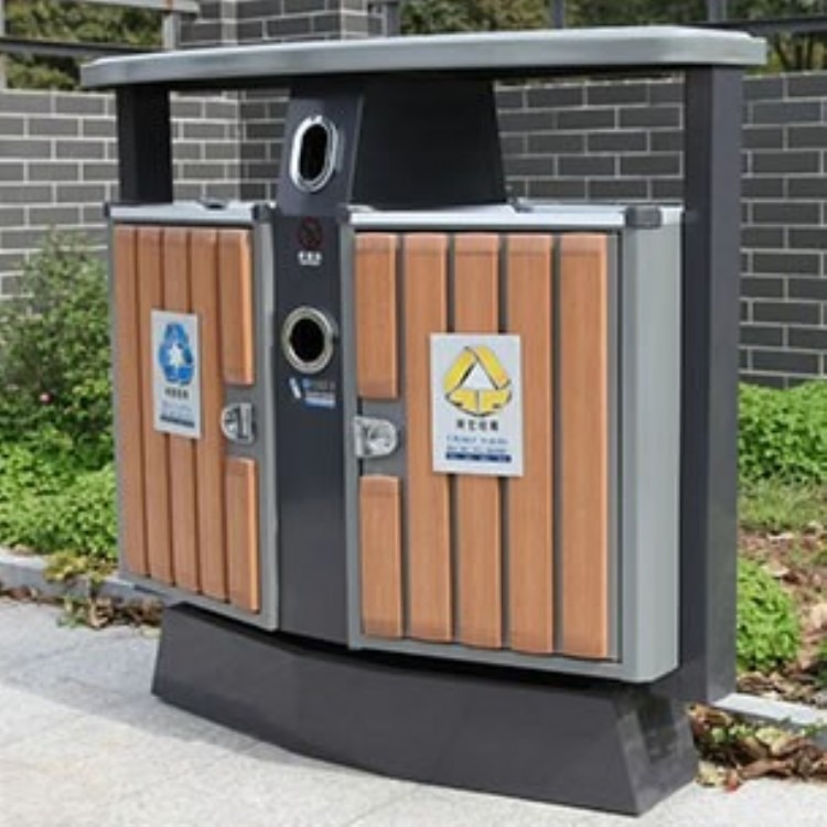 西宁世腾塑料垃圾桶废物垃圾桶分类垃圾桶医用垃圾桶环卫垃圾桶钢木垃圾桶户外垃圾桶