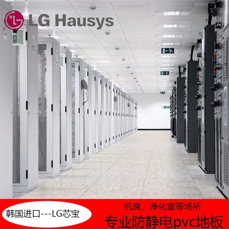 LG防静电pvc地板 LG地胶 机房地板 净化室地胶板 厂家批发