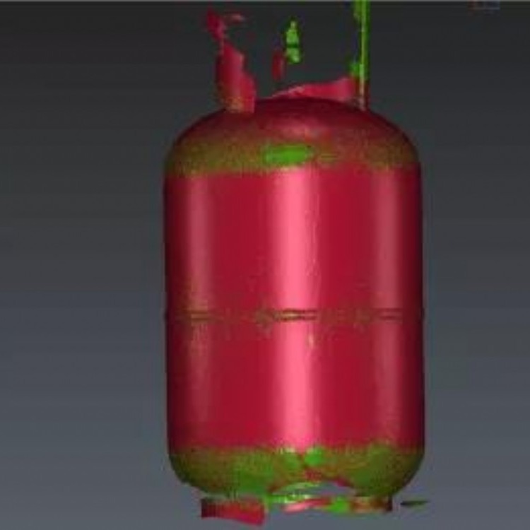 南京宁瑞计量手持式激光3D扫描仪和三维扫描技术煤气罐形变检测