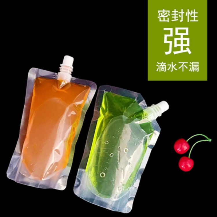深圳牛奶吸嘴袋自立包装吸嘴袋厂家定制