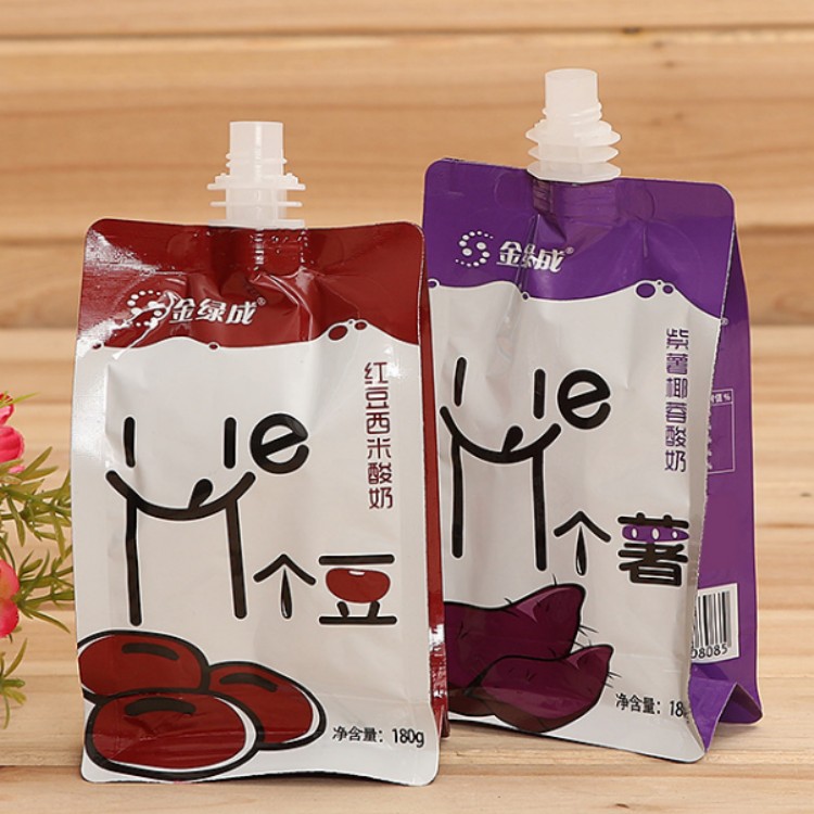 深圳果冻牛奶吸嘴包装袋液体包装袋吸嘴袋价格