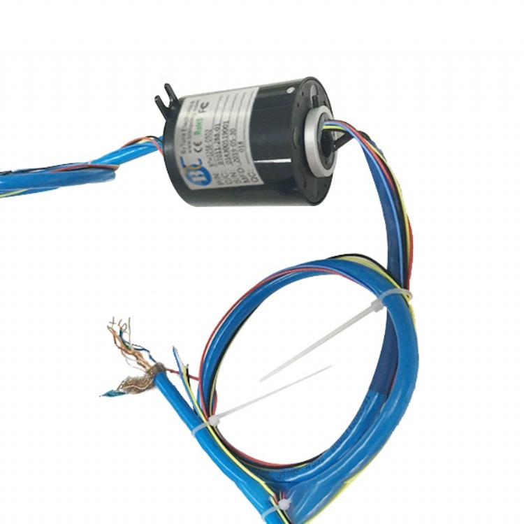 BTH1256以太网信号过孔式导电滑环集电环