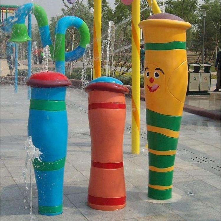 广州儿童水上乐园设备厂家 喷水雨柱 儿童戏水小品