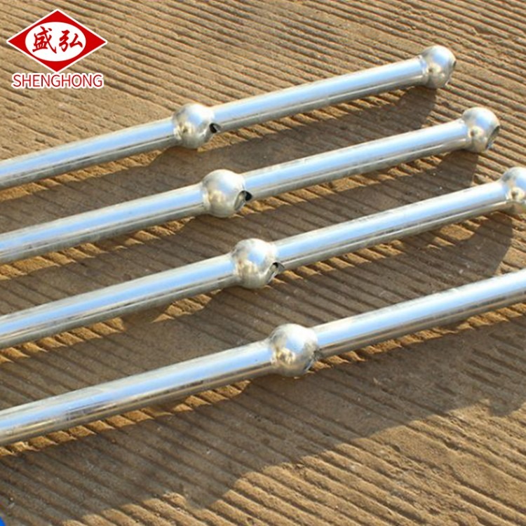 栏杆立柱  专业生产热镀锌不锈钢球接栏杆 球形柱栏杆护栏厂家