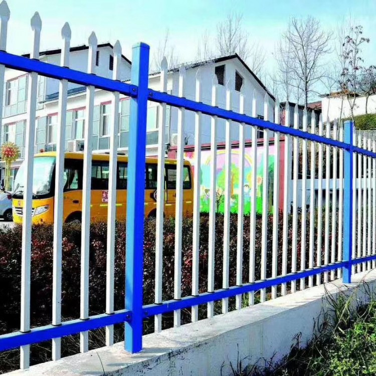 厂家直销围墙护栏 格拉瑞斯厂区单位围墙围栏 别墅庭院铁艺围墙栏杆定制
