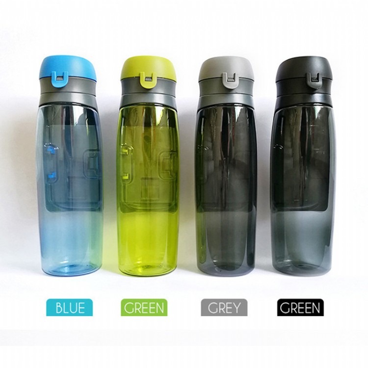 厂家直销户外运动水壶大容量塑料太空杯健身骑行塑料水杯水瓶定制
