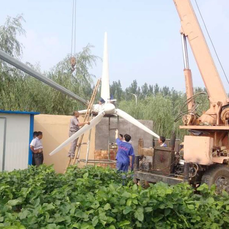 钦州市 晟成风力发电机离网10kw 山顶安装风力发电机