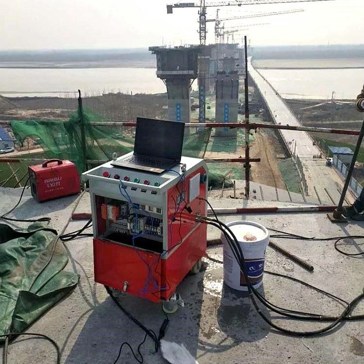 湖南郴州液压数控张拉机系统预应力桥梁智能张拉设备