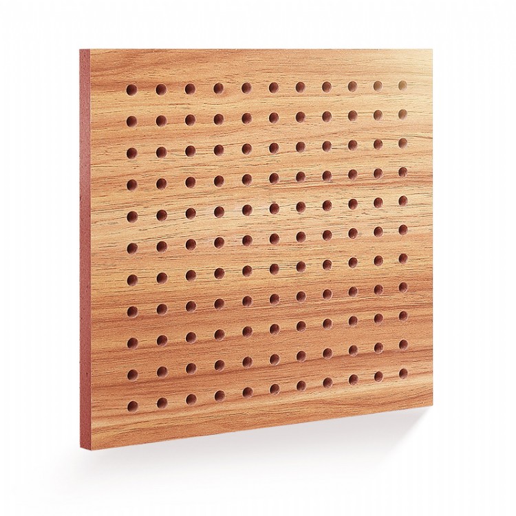 百色槽木吸音板会议室装修绿色环保实木吸音板