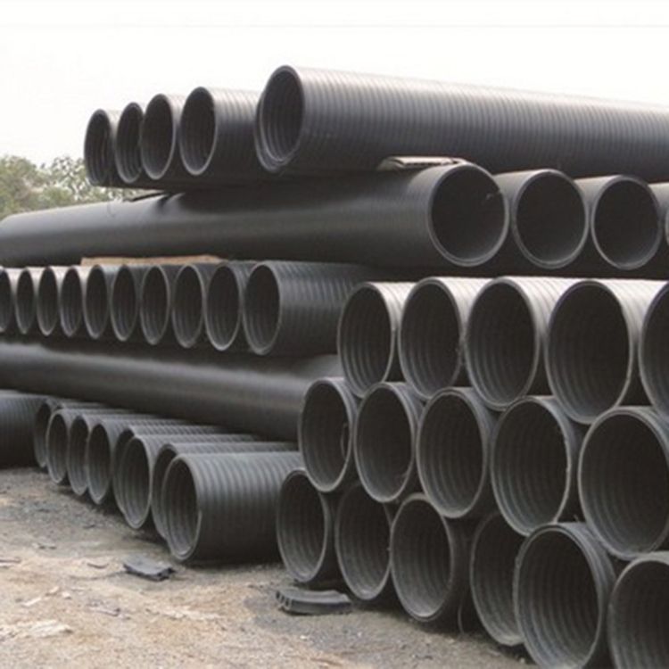 市政排污专用管材聚乙烯缠绕结构壁管材B型管泓皇克拉管
